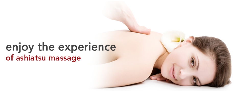 Enjoy the experience of ashiatsu massage, with woman smiling receiving body work